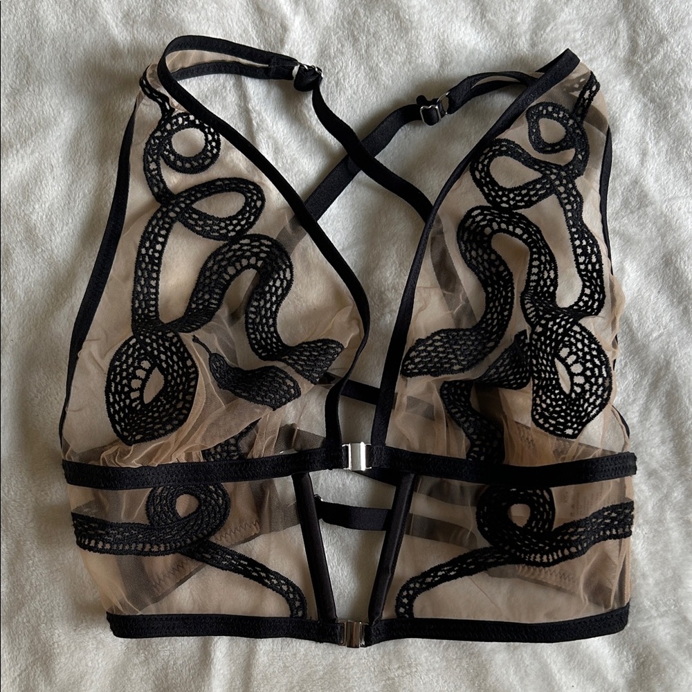 Thistle and Spire Snake Sheer Bralette